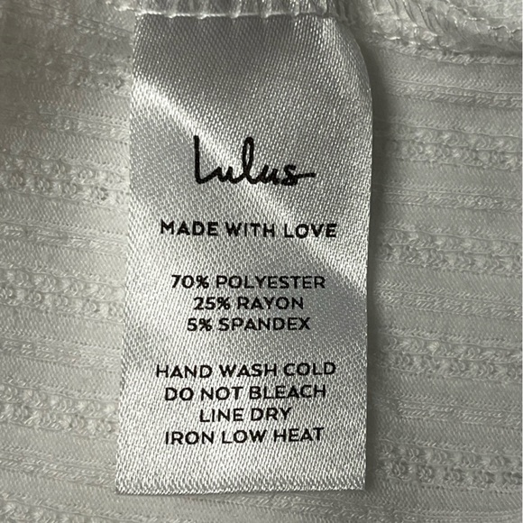 Lulus White Ribbed Knit Top - Picture 6 of 7